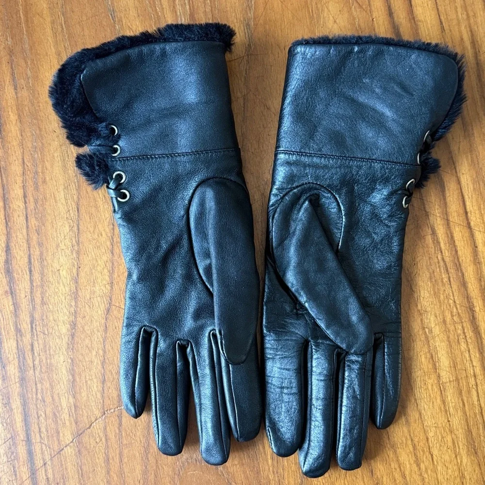 LOFT black leather